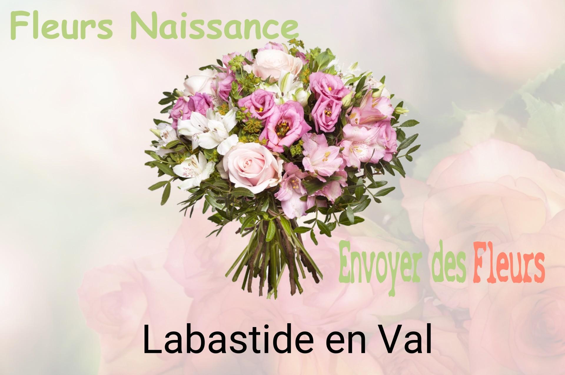 Bouquet de fleurs de naissance livré à Labastide-en-Val